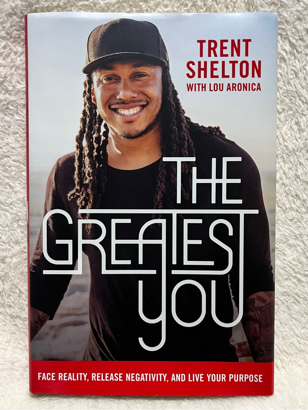 Trent Shelton "The Greatest You" Hardcover Book - Black & Red Cover